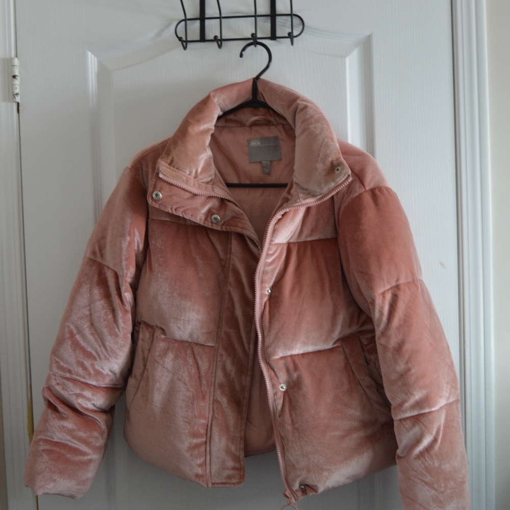 ASOS Pink Velvet Jacket US 2